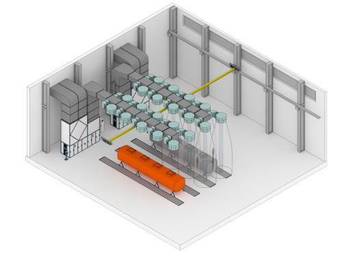Зона открытой окраски для цистерн SPK-Z 15.12.9 Зона открытой окраски для цистерн SPK-Z 15.12.9