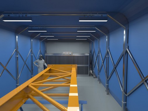 Проходная телескопическая окрасочно-сушильная камера SРК - 11.6.5 Проходная телескопическая окрасочно-сушильная камера SРК - 11.6.5