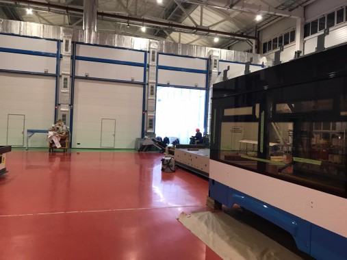 Комплекс подготовки, покраски и сушки для трамвайных вагонов, г. Тверь Комплекс подготовки, покраски и сушки для трамвайных вагонов, г. Тверь