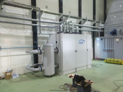 Электровозосборочный завод. Окрасочно-сушильная камера для ж/д.