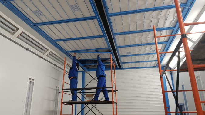 Комплекс подготовки, мойки и окраски поверхности для изделий машиностроительного комплекса, г. В. Луки Комплекс подготовки, мойки и окраски поверхности для изделий машиностроительного комплекса, г. В. Луки