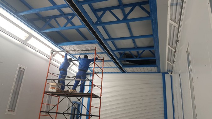 Комплекс подготовки, мойки и окраски поверхности для изделий машиностроительного комплекса, г. В. Луки Комплекс подготовки, мойки и окраски поверхности для изделий машиностроительного комплекса, г. В. Луки