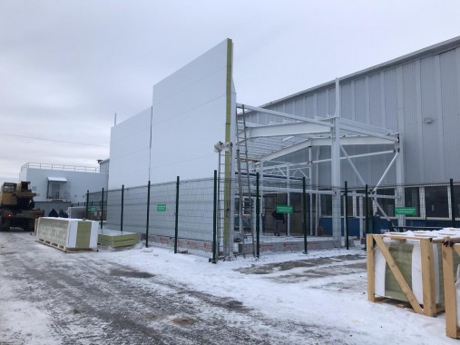 Уличная покрасочно-сушильная камера SPK-T 12.6.4 для деталей самолета, г. Екатеринбург Уличная покрасочно-сушильная камера SPK-T 12.6.4 для деталей самолета, г. Екатеринбург