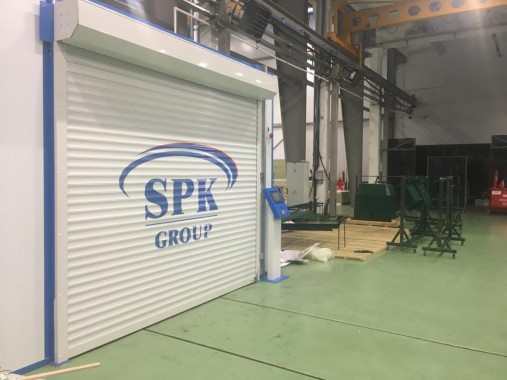 Дробеструйная камера для оборудования нефтяной отрасли SPK-6.4.3 Дробеструйная камера для оборудования нефтяной отрасли SPK-6.4.3