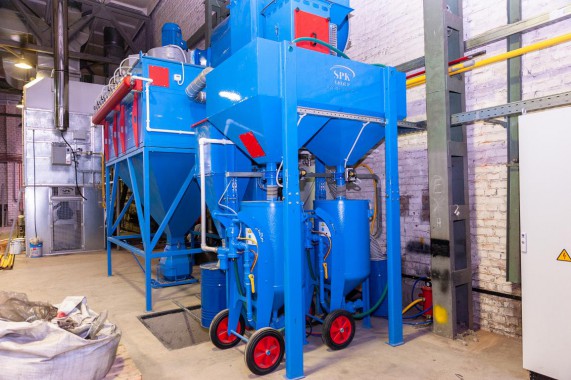 Комплекс подготовки, мойки и окраски поверхности для изделий машиностроительного комплекса, г. В. Луки Комплекс подготовки, мойки и окраски поверхности для изделий машиностроительного комплекса, г. В. Луки