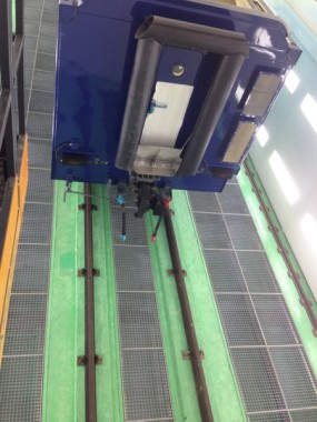 Электровозосборочный завод. Окрасочно-сушильная камера для ж/д.