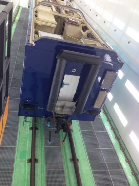 Электровозосборочный завод. Окрасочно-сушильная камера для ж/д.