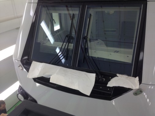 Электровозосборочный завод. Окрасочно-сушильная камера для ж/д.