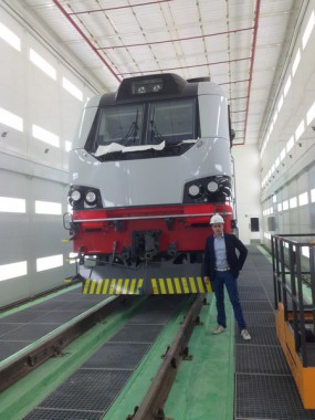 Электровозосборочный завод. Окрасочно-сушильная камера для ж/д.