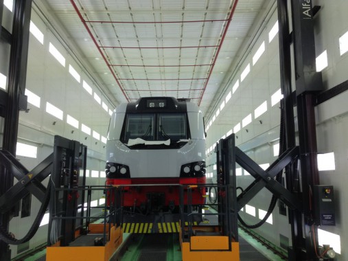 Электровозосборочный завод. Окрасочно-сушильная камера для ж/д.