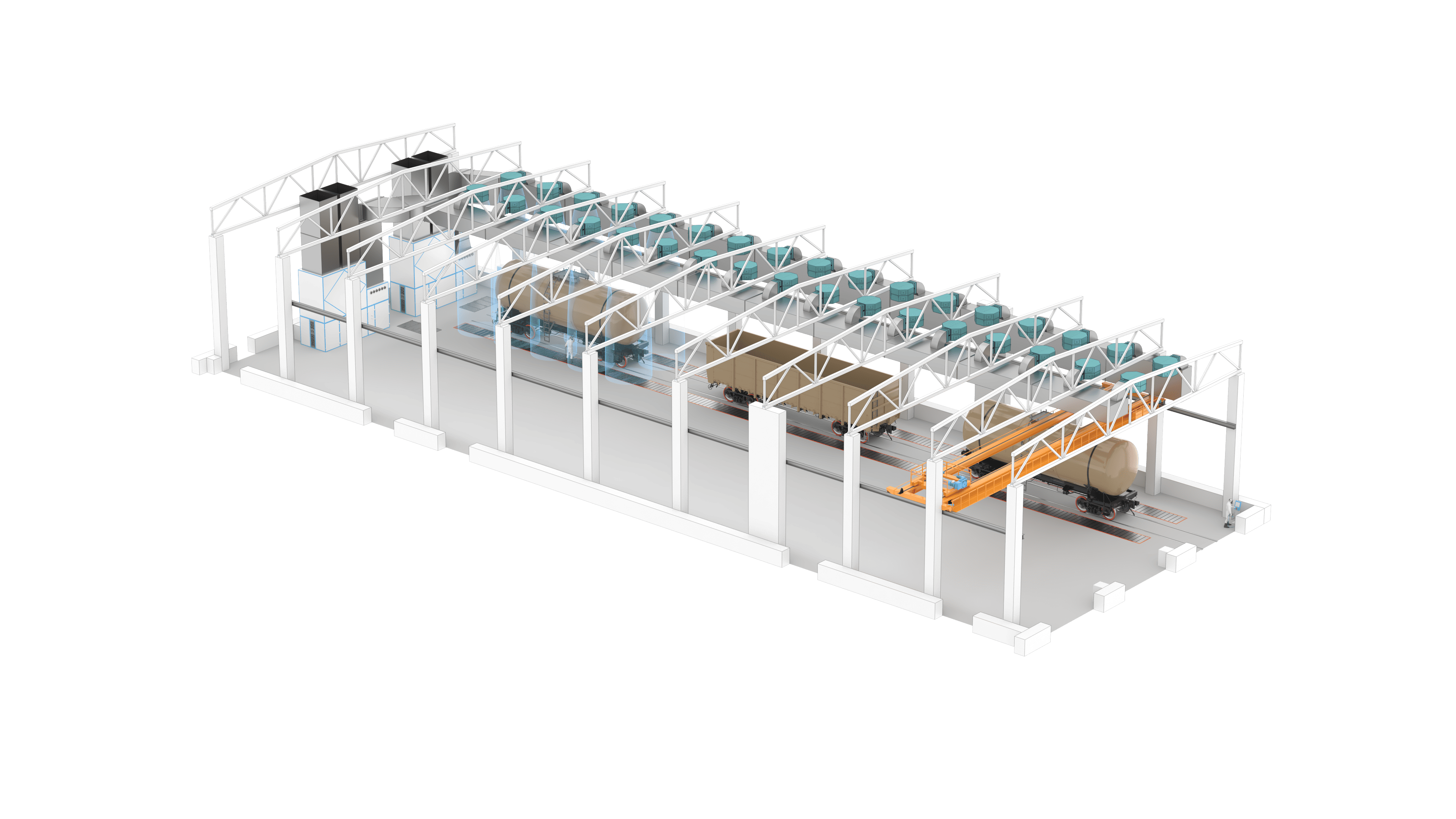 Зона открытой окраски для жд