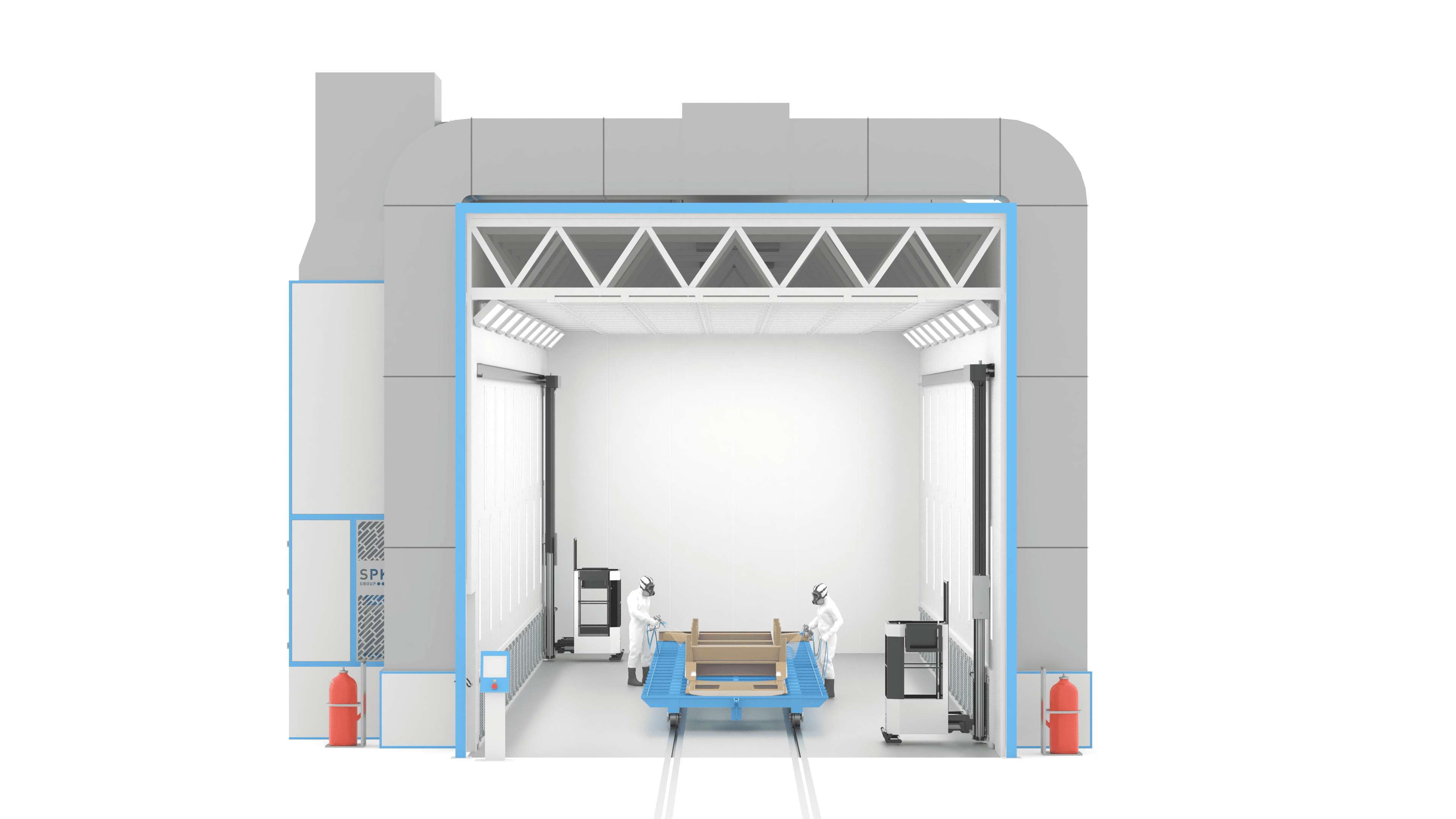 покрасочная камера для деталей